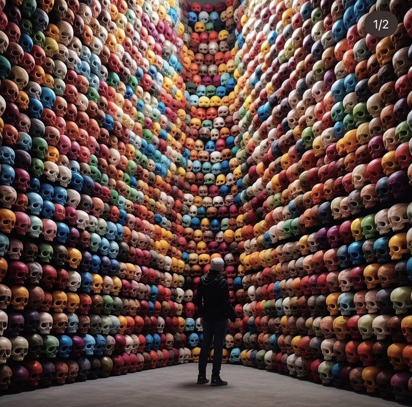 Skulls & Art Exhibition 2023 in Tulum